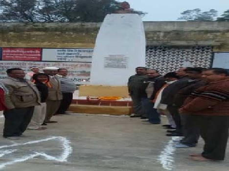 The tribute to martyrs
