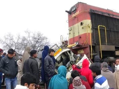 train accident in haryana, 12 dead, 3 injured