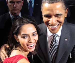 Mallika tweet on Welcome to Obama 