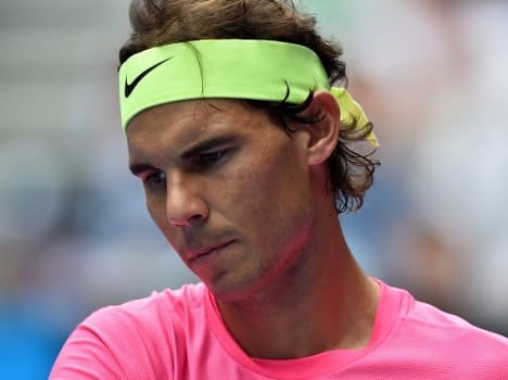 rafael nadal out, in australia open