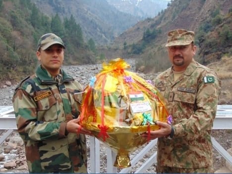 republic day: india pak exchange sweets