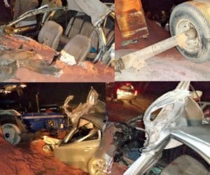 road accident near dabwali, 4 people killed