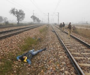 three killed in the train accident in mathura.