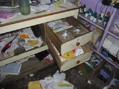 three shops theft in One night