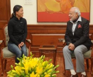 marry kom meet prime minister narender modi