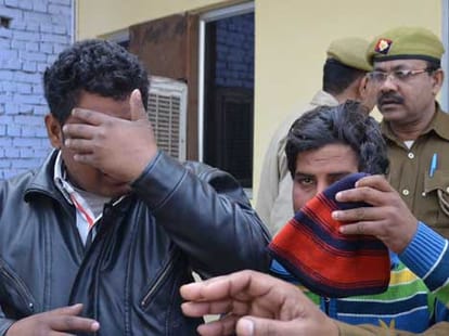 six brutally killed in meerut.