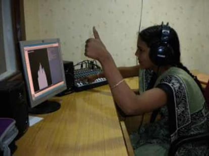 Here womens are working as a radio jockey