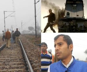 Three Boys cut from train because of stunt.