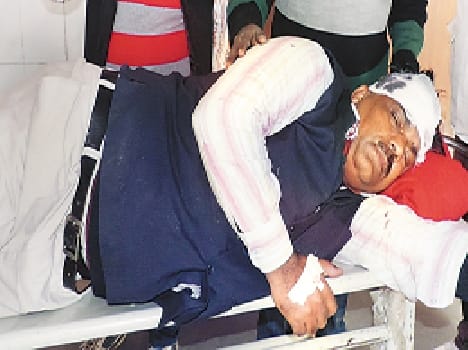 Five injured in road accidents