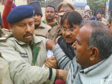 BJP leaders take custody sparks row