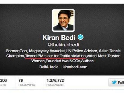 Did Kiran Bedi Towed PM Indira Gandhi's Car in delhi