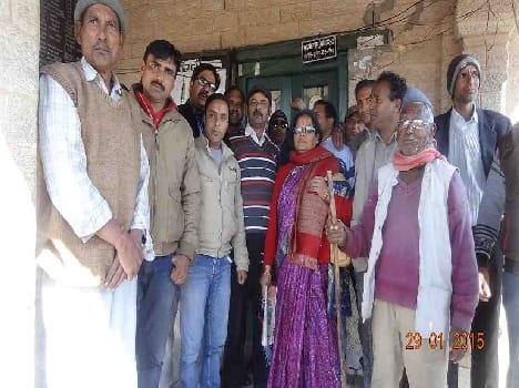 Tehsil office hit locks