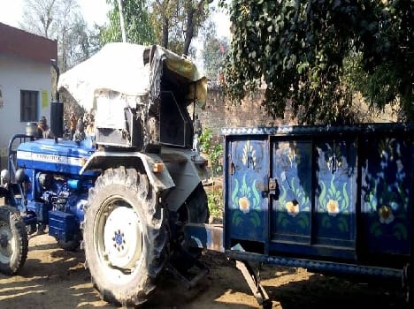 Tractor - trolley found Farmer 's body