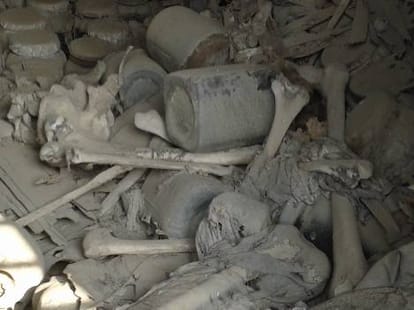 after unnao now human skeleton found in bahraich