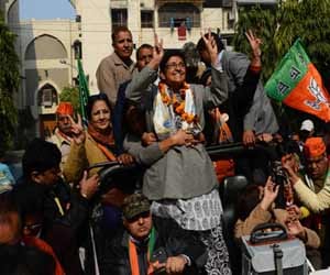 krishna nagar is sixth challenge of win Kiran bedi.