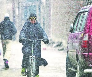 Power and water supply disrupted in jammu region due to snowfall