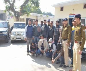 inter state vehicle theft gang caught by uttarakhand police