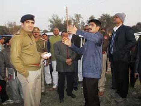  DM and SP arrived to take stock of the preparations.