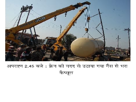After 25 hours, remove the lpg capsule
