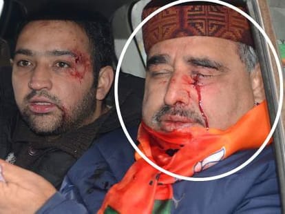 yuva congress president vikramaditya singh press conference in shimla.