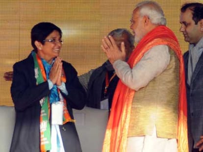 Modi attack on Kejriwal at rally in Delhi 