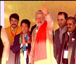 Modi's rally in the Japanese park today