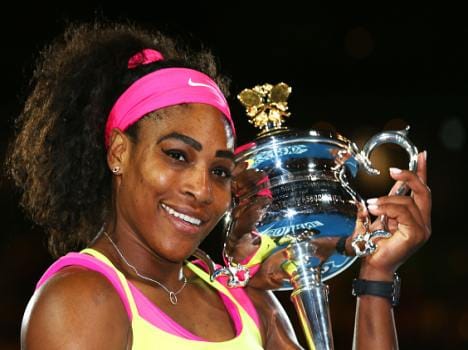 Serena Williams won australia open 2015