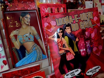 valentine day rised on jammu city 