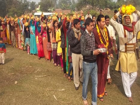 kalas yatra ke saath yagya shuru