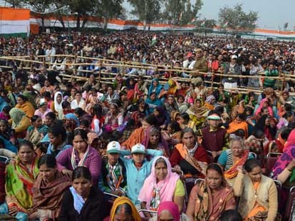 Sonia gandhi apeech in delhi election rally