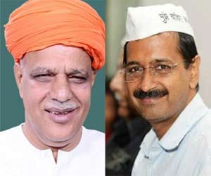 Dirty elections, BJP leader abused Kejriwal.