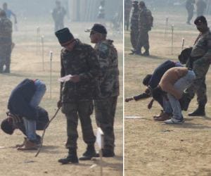 dispute on army recruitment: punished to candidates