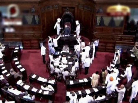 congress and bsp risining question on nda govt in rajyasabha