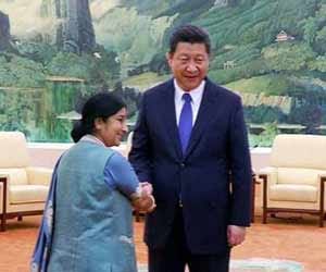 Chinese President broke the old tradition for sushma swaraj