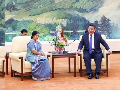 Chinese President broke the old tradition for sushma swaraj