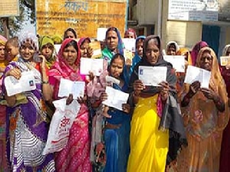 The women took vows of pension