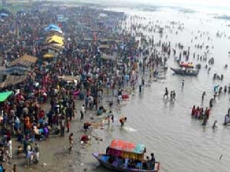 ganga bathing