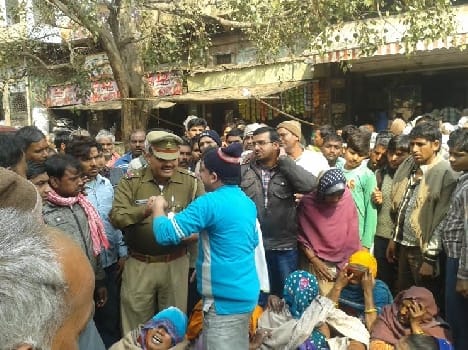dispute over death of a man in mathura