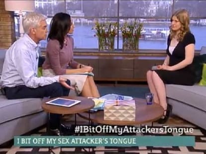 Woman bit off sex attacker’s tongue and ran home