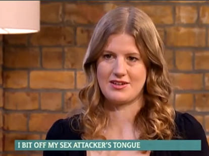 Woman bit off sex attacker’s tongue and ran home
