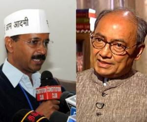 Digvijay Singh supports AAP on Donation controversy - Delhi elections 2015