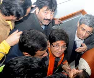 attack on bedi's election office