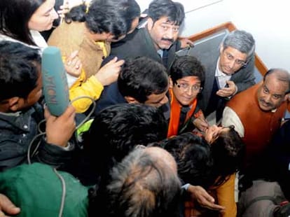 attack on bedi's election office