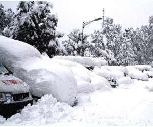 Winter returned