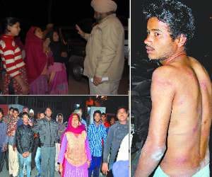 violence in balmiki colony