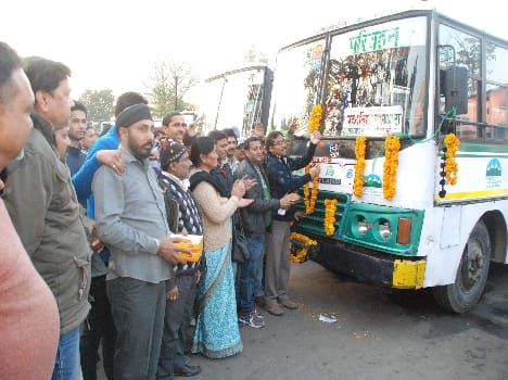 Gwalior began bus service