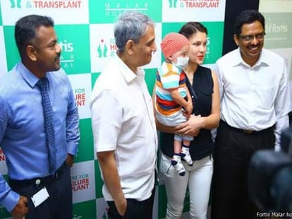 russian child heart transplant in india