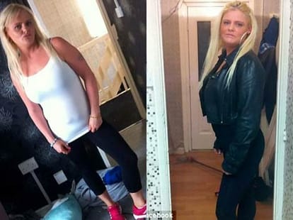 woman went on a night out wearing just bra and knickers