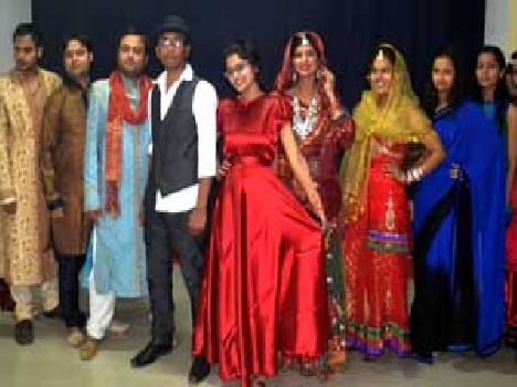Teachers With Student Catwalk At Stage Of Ayushpragya