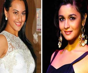Actress Sonakshi and Aliya defend  by AIB 
